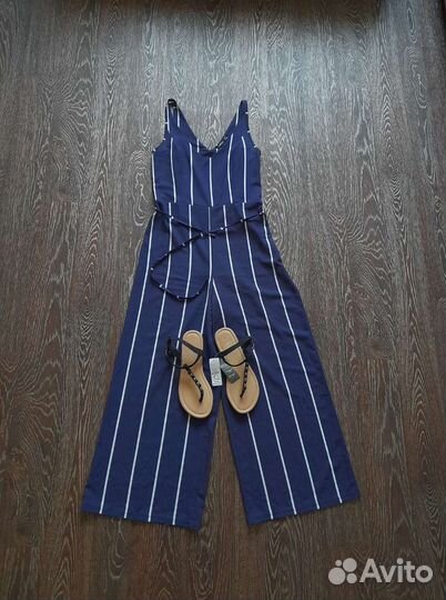 Комбинезон boohoo + сандалии Primark новые