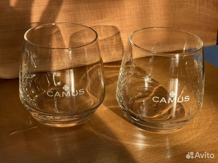 Стаканы для коньяка, виски camus, горный хрусталь