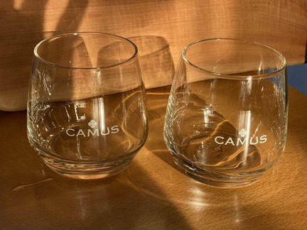 Стаканы для коньяка, виски camus, горный хрусталь