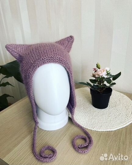 Шапка кошка