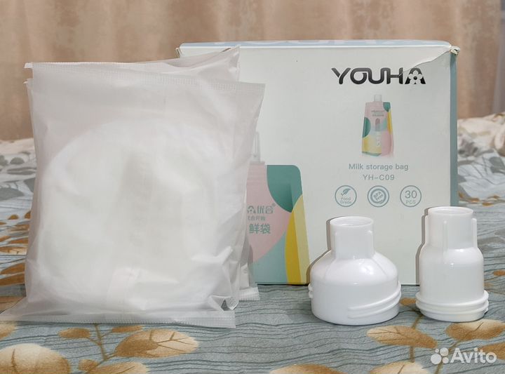 Молокоотсос ручной, пакеты для молока