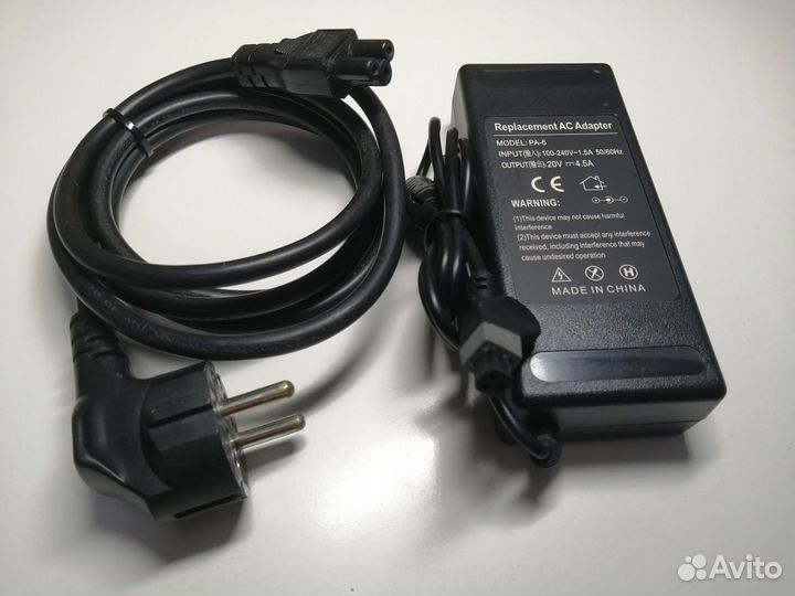 Блок питания для ноутбука Dell 20V 4.5A, PA-6