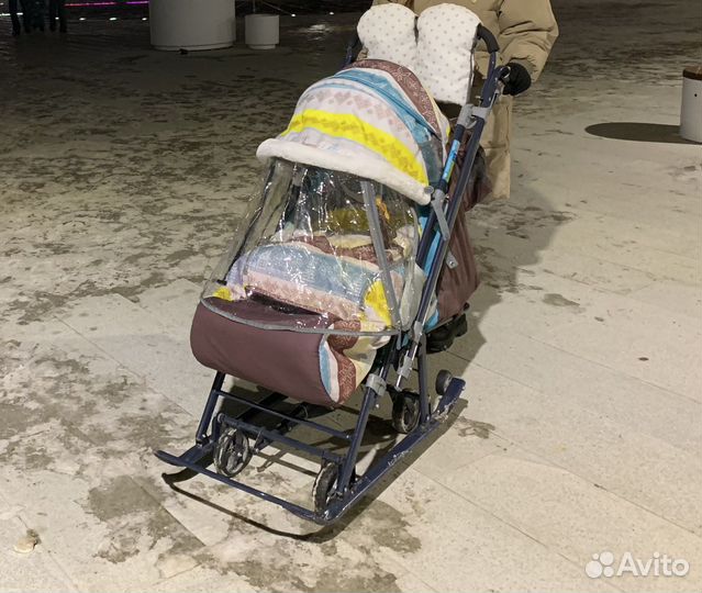 Санки коляска ника 7 8