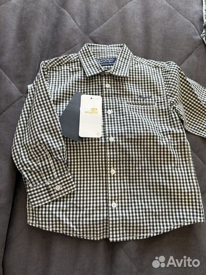 Рубашка для мальчика фирмы Майорал. Новая