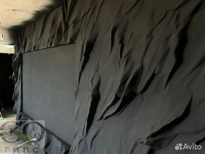 3D Гипсовые панели Панно Скала