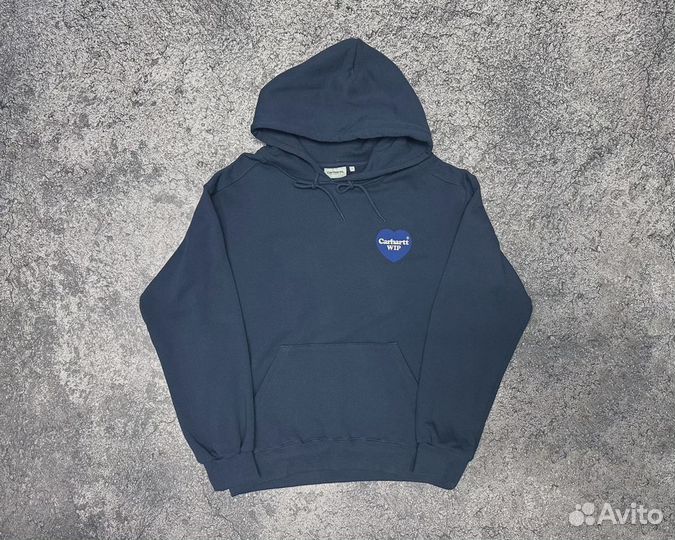 Худи Carhartt WIP Heart Hoodie Navy