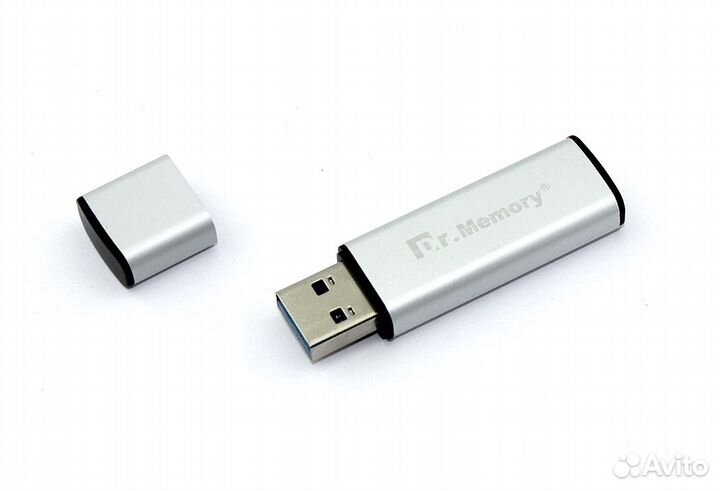 Флешка USB Dr. Memory 009 64Гб, USB 3.0, серебро