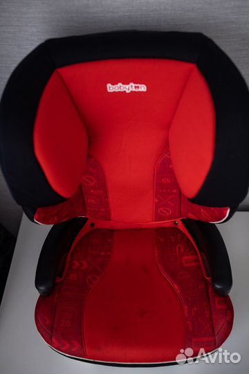 Автокресло babyton comfort fix red, 18-36кг