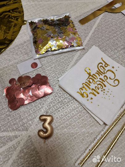 Декор на день рождения 3 года
