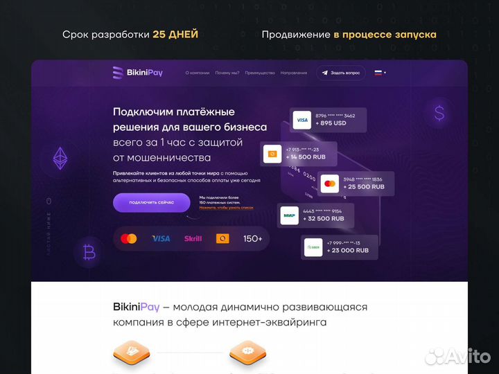 Разработка лендингов под ключ. Лидогенерация