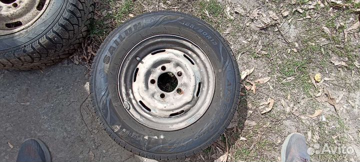 Комплект летней резины r13 на москвич 412