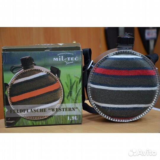 Фляжка туристическая пластиковая 1,9 л.Германия