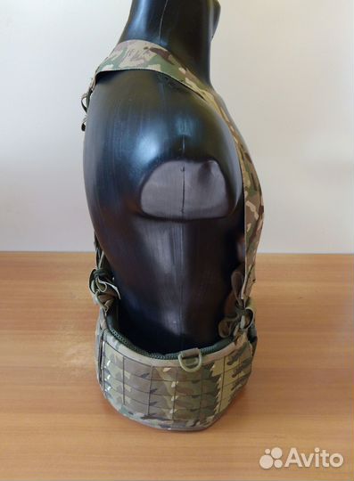 Боевой пояс с баллистическим пакетом и лямками Бр1