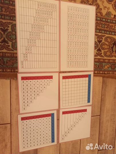 Комплект контрольных и рабочих карт на сложение Мо