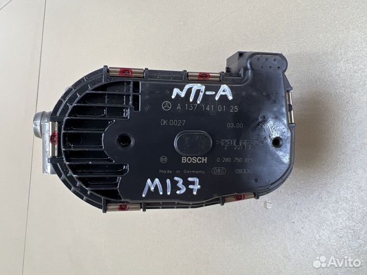 Дроссельная заслонка M137 Mercedes A1371410125