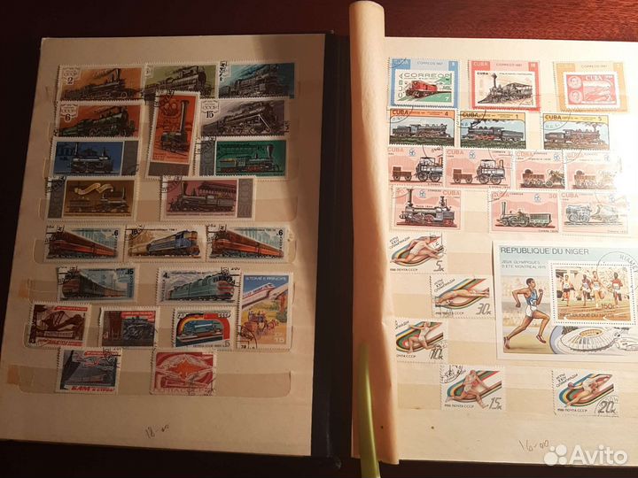 Альбом с марками тема механника