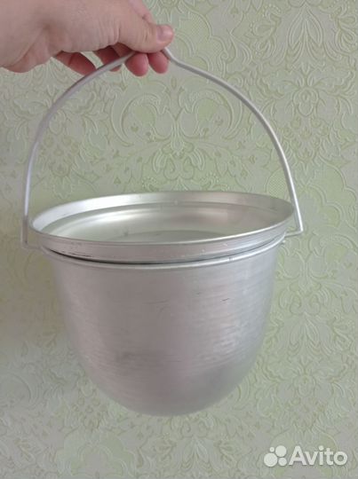 Котелок туристический алюминиевый 2,5л новый