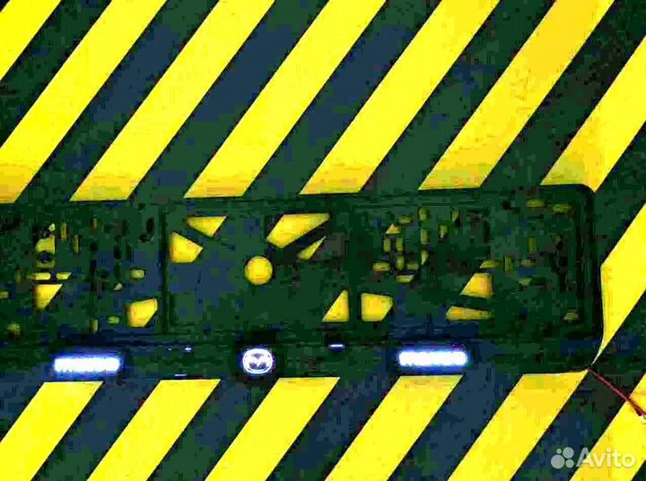 Номерная рамка c вашим логотипом и дизайном