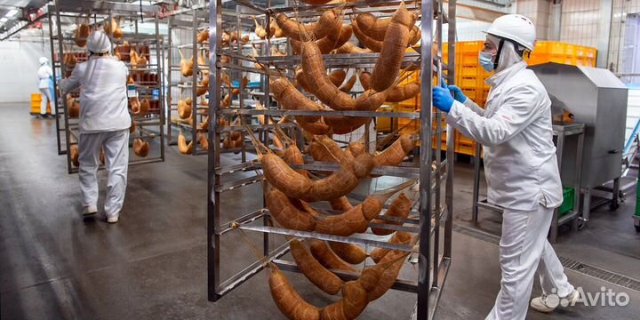 Грузчик-разнорабочий Вахта Белгород колбасный цех
