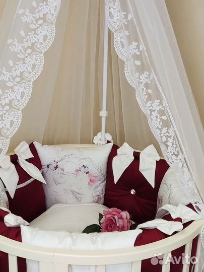 Бортики (комплект) в кроватку