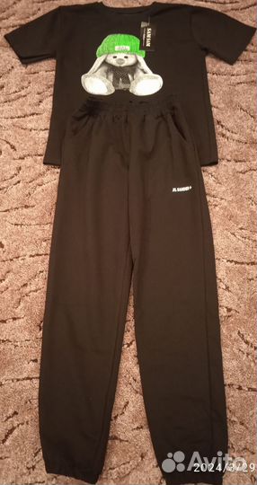 Комплект штаны спорт. и футболка женские