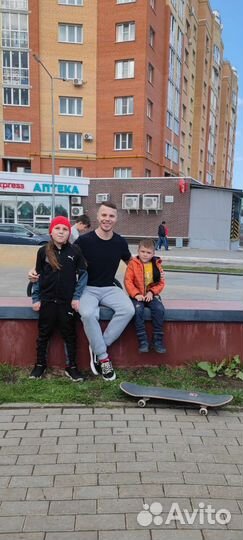 Инструктор скейтборд, ролики, самокат, велосипед