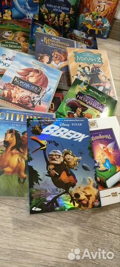 Лицензионные cd-диски с мультфильмами Disney