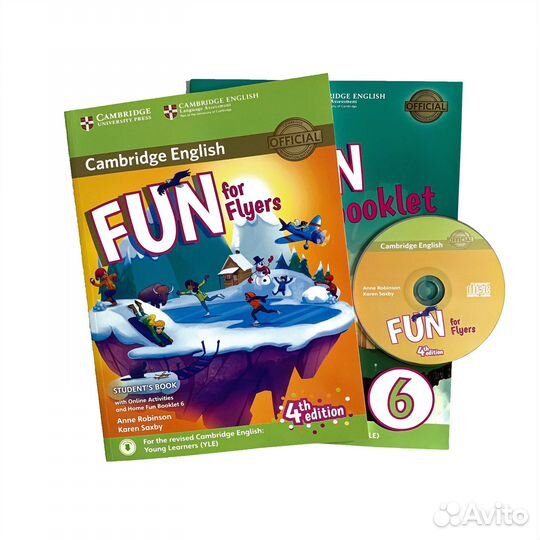 Новый Fun for Flyers (4th) + booklet 6