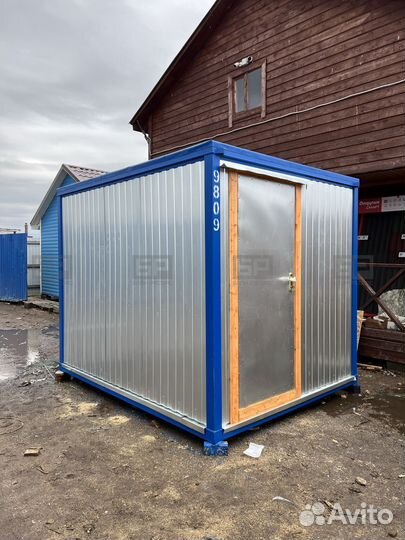 Бытовка 3х2.4 м утепленная в двпо
