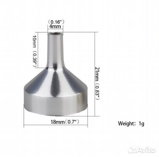 Мини воронка из металла