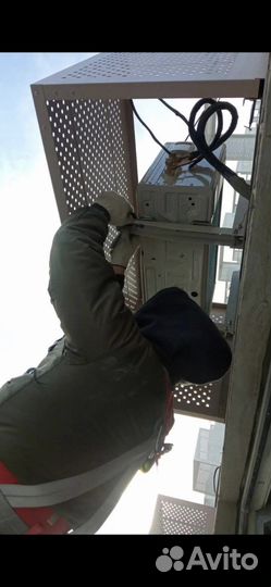 Промышленный альпинист/ монтаж кондиционеров