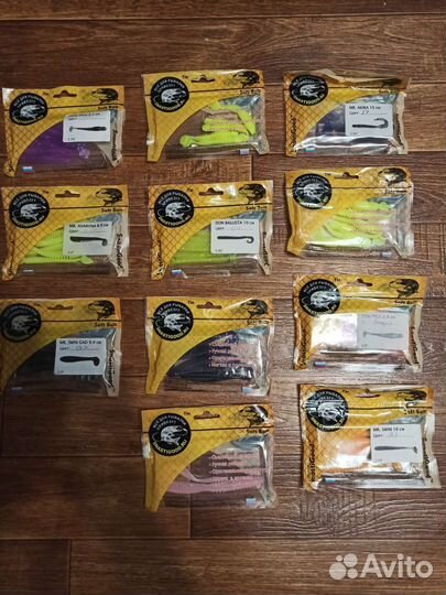 Съедобные силиконовые приманки