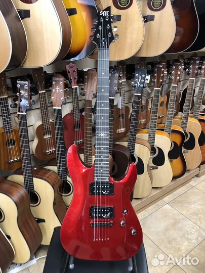 Электрогитара schecter SGR C-1 M RED с чехлом