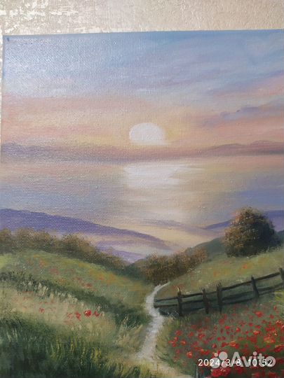 Картина маслом на холсте пейзаж