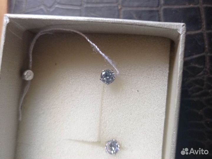 Серьги серебро