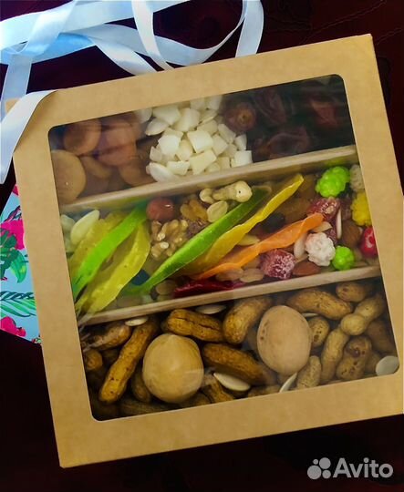 Сладкие подарки из вкусных цукатов, орехов