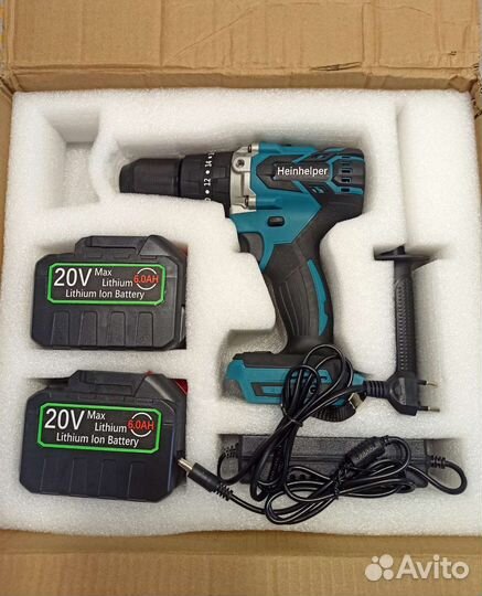 Шуруповерт 6Ah 2 акб + Тонар Мотошторм 130