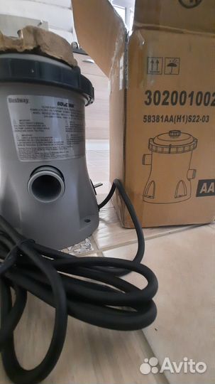 Новый фильтр-насос для бассейна Bestway