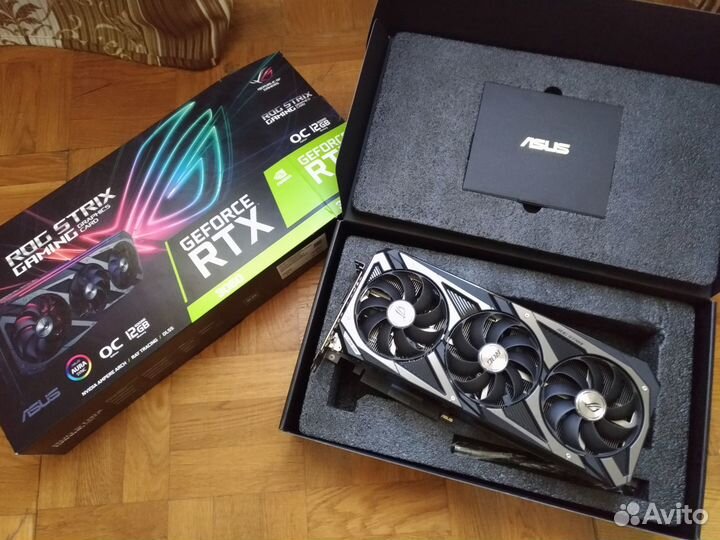 Asus ROG Strix RTX3060 12GB Gaming OC Новая.Пломба