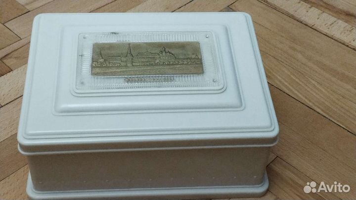 Шкатулка СССР Карболит Москва Кремль