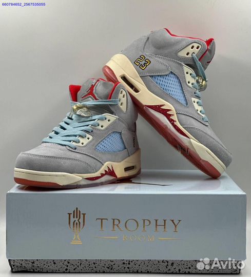 Кроссовки Trophy Room x Air Jordan 5 (Арт.25892)