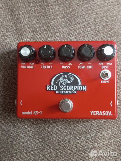 Yerasov педаль эффектов RS-1 RED scorpion