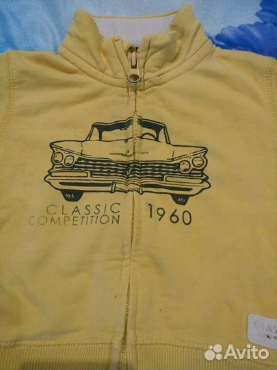 Спортивный костюм, куртка, вещи пакетом 68-74