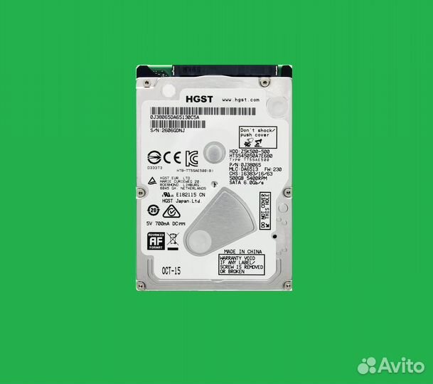 HDD 2.5 500gb + Тесты