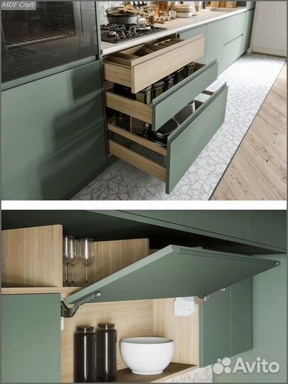 Прямая кухня на заказ от производителя W41I21