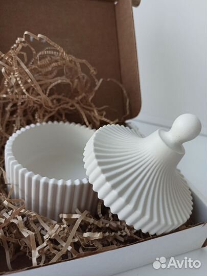 Шкатулка из гипса