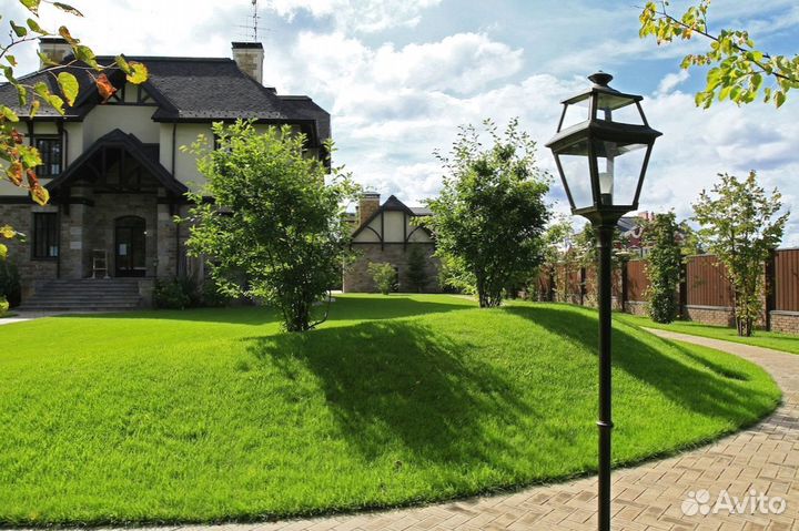 Рулонный газон под ключ