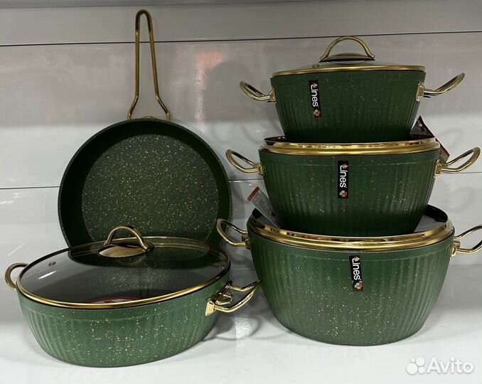 Кастрюли Набор Гранит антипригарные Турция