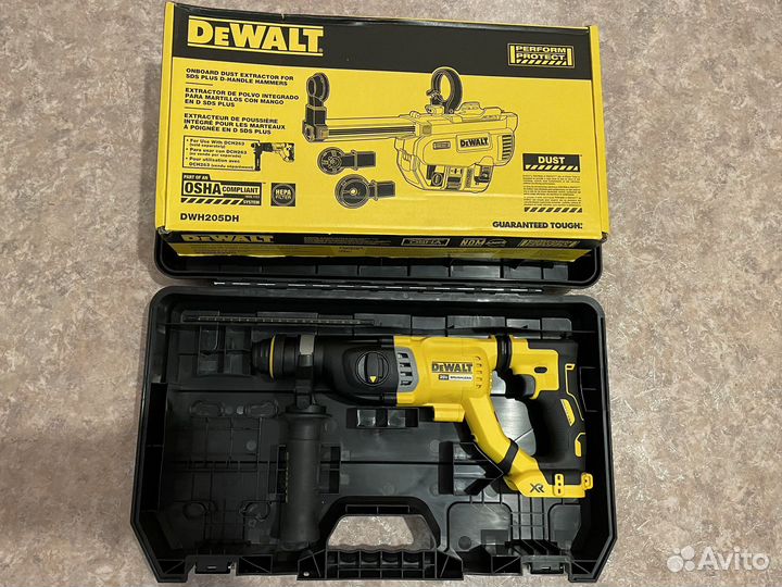 Перфоратор dewalt dch 263 + пылесос DWH205DH