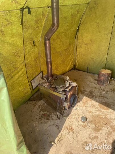 Походная баня с печкой аренда